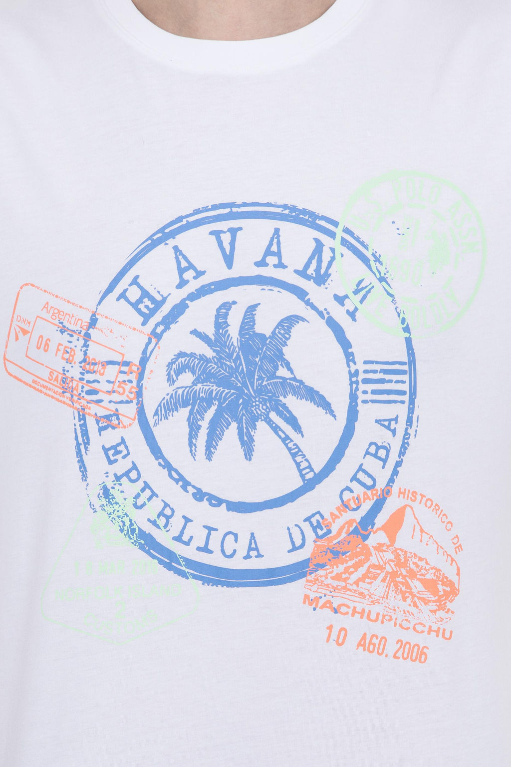 Erkek Beyaz Bisiklet Yaka Ti__rt