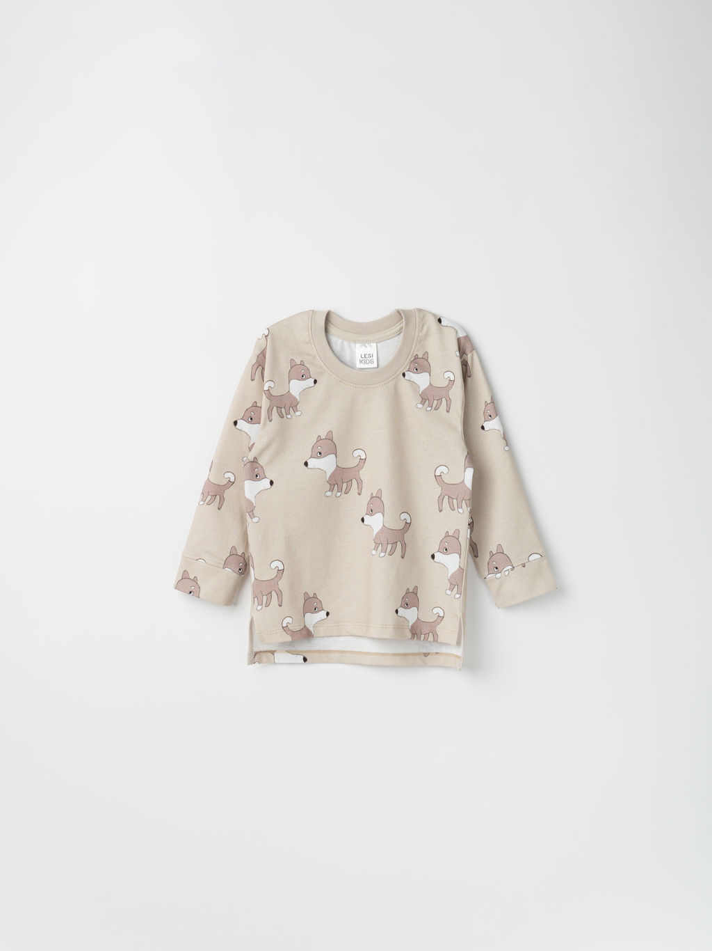 Лонгслив детский, песочный, 698