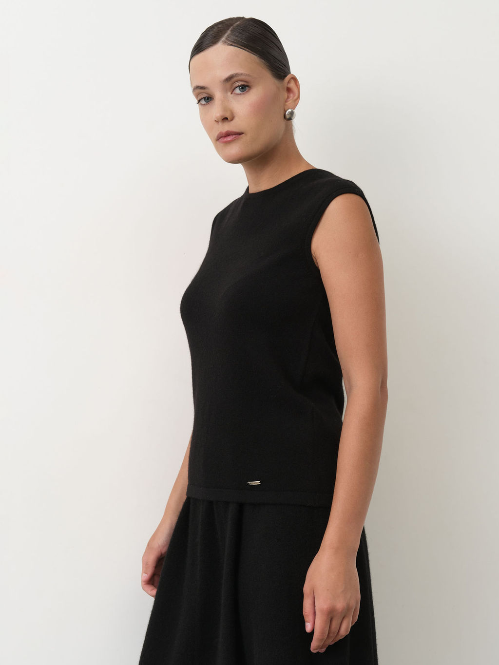 Джемпер кашемировый 06052 черный