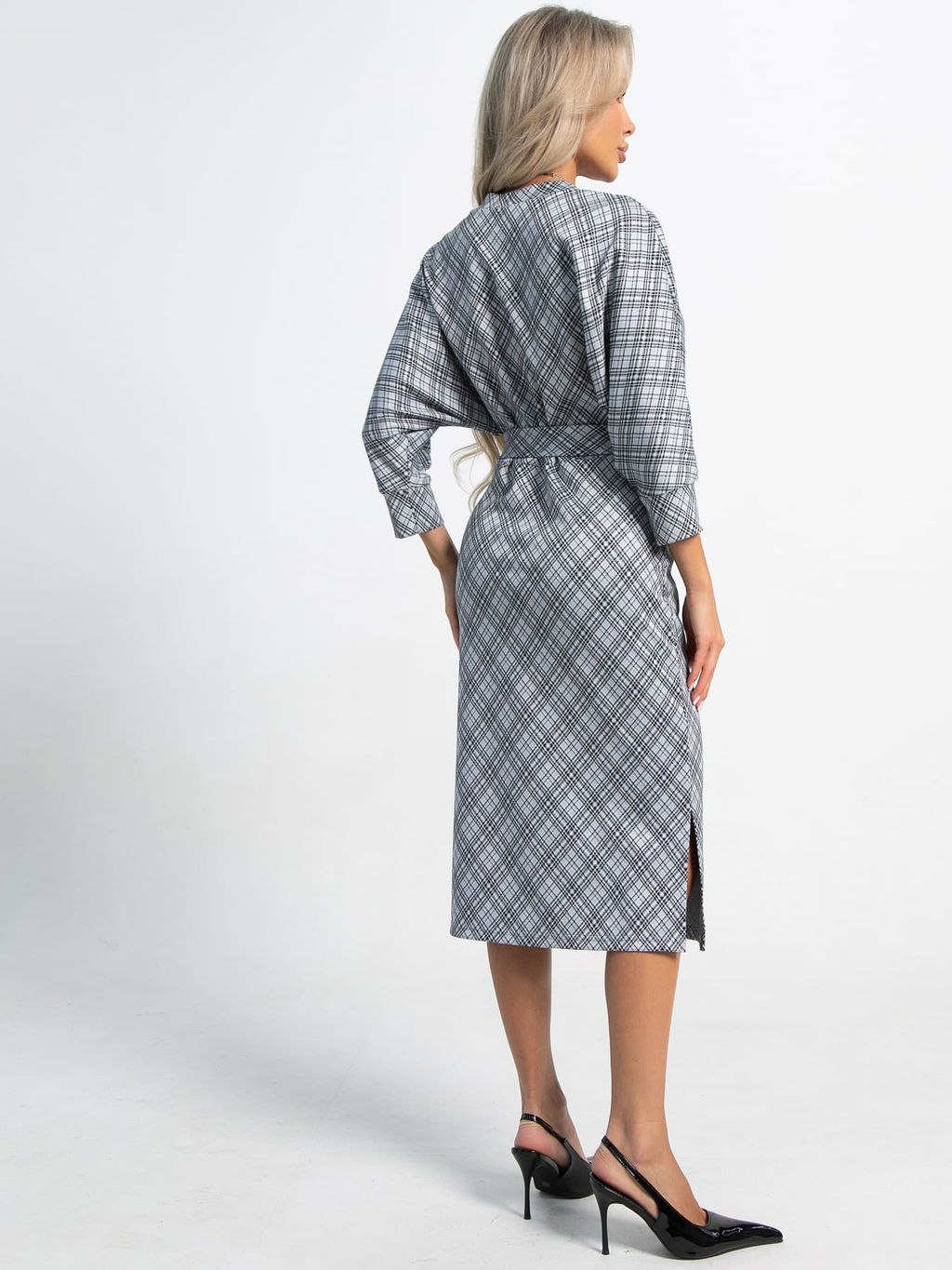 Платье Фокси (серое) П15438-4М