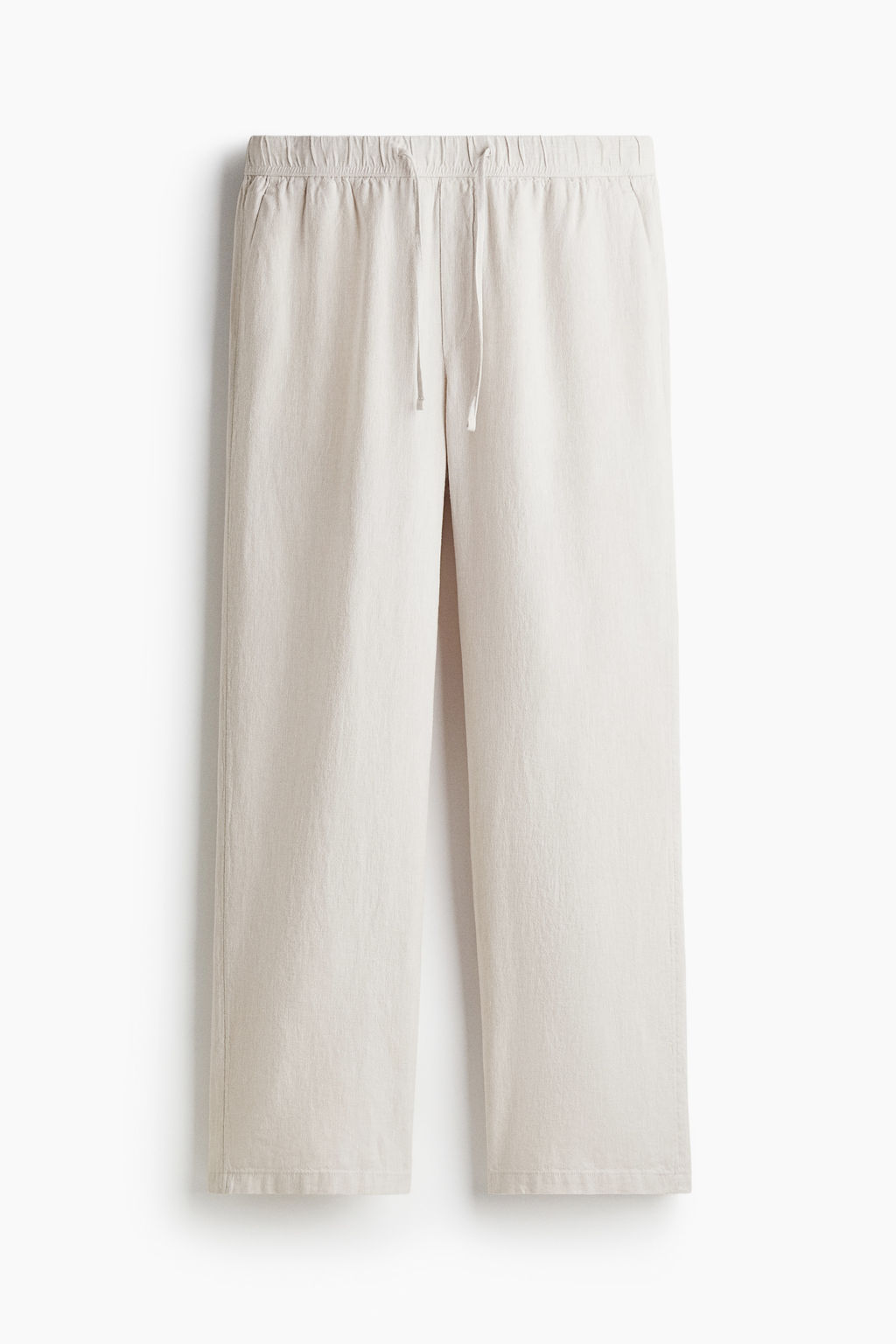 Pantal?n en mezcla de lino Relaxed Fit - H&m фото 3