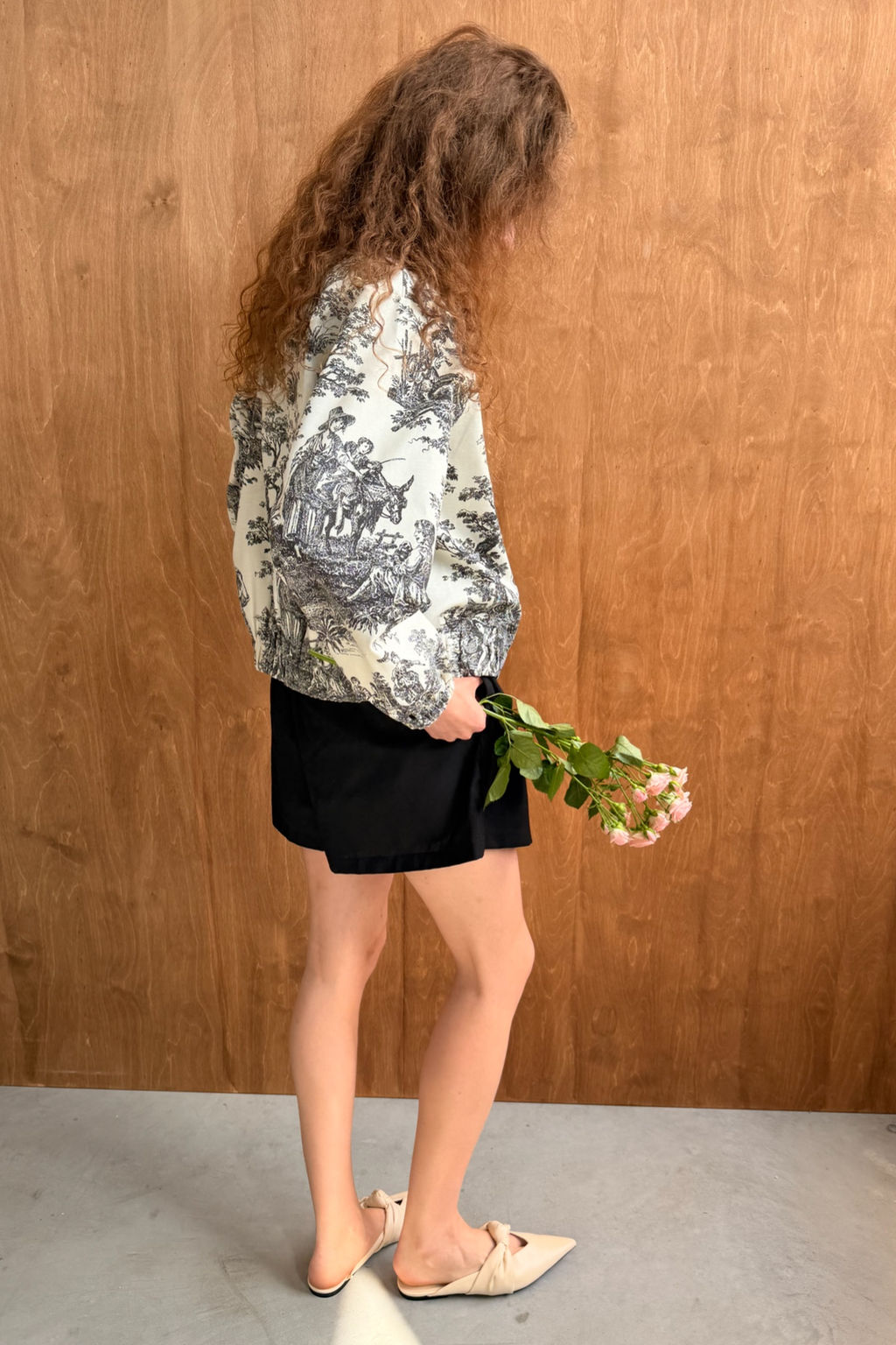 Жакет женский ГЖЕЛЬ119/02/Белый, коричневый - M&G all natural фото 6