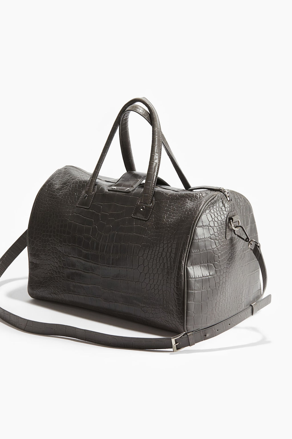 Bolsa de fin de semana en piel - H&m фото 5