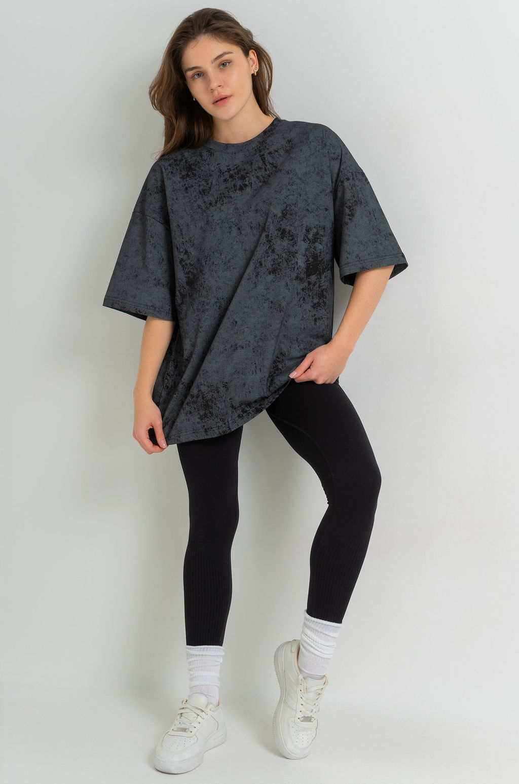 Футболка унисекс оверсайз Happyfox  фото 127