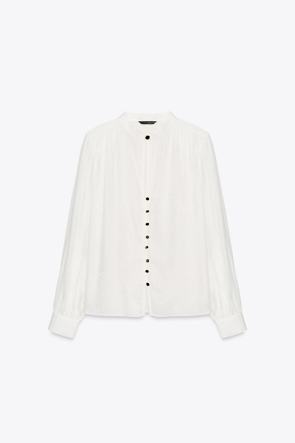 SHIRT WITH SHOULDER PADS - Zara фото 6