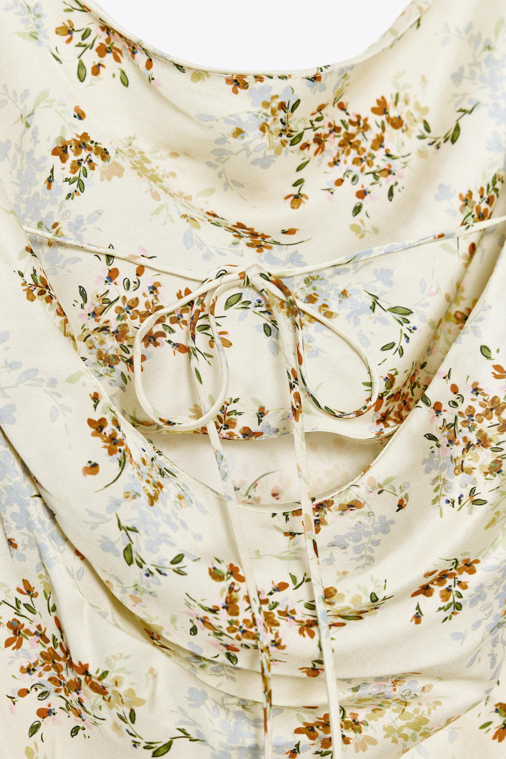 ZW COLLECTION PRINTED SATIN DRESS - Zara фото 16