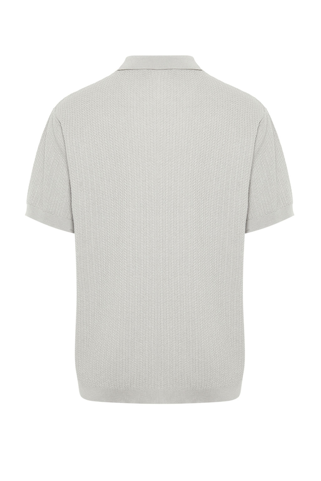 TRENDYOL MAN Tas Regular Fit Ajurlu Fermuarl? Triko Polo Yaka T-Shirt TMNSS24PO00001 - Trendyolmilla фото 8