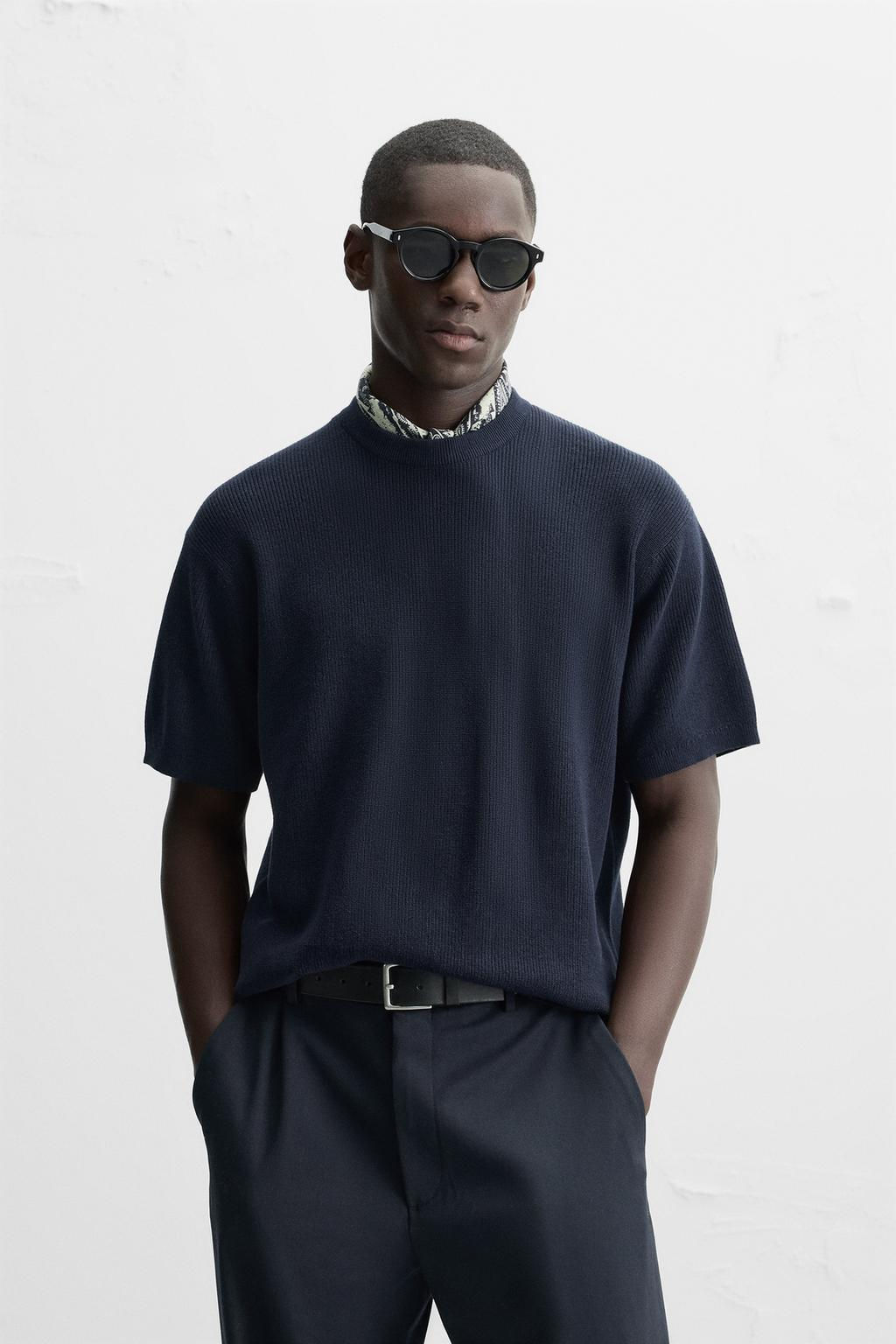 PEARL KNIT T-SHIRT - Zara фото 3