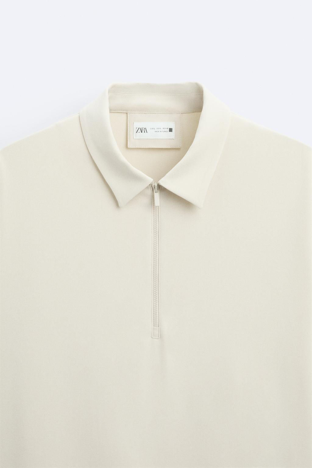 ZIPPED POLO SHIRT - Zara фото 9