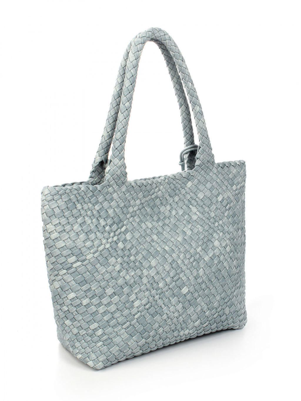 LACCOMA сумка СУ1033-винтаж синий эко кожа хлопок фото 2