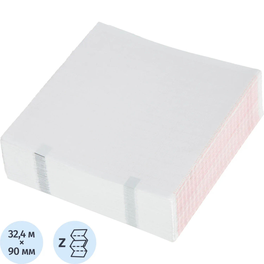 Лента тепл.регист. для ЭКГ HelliGE MicroSmart 90х90х360, ЛДМ-55гр.