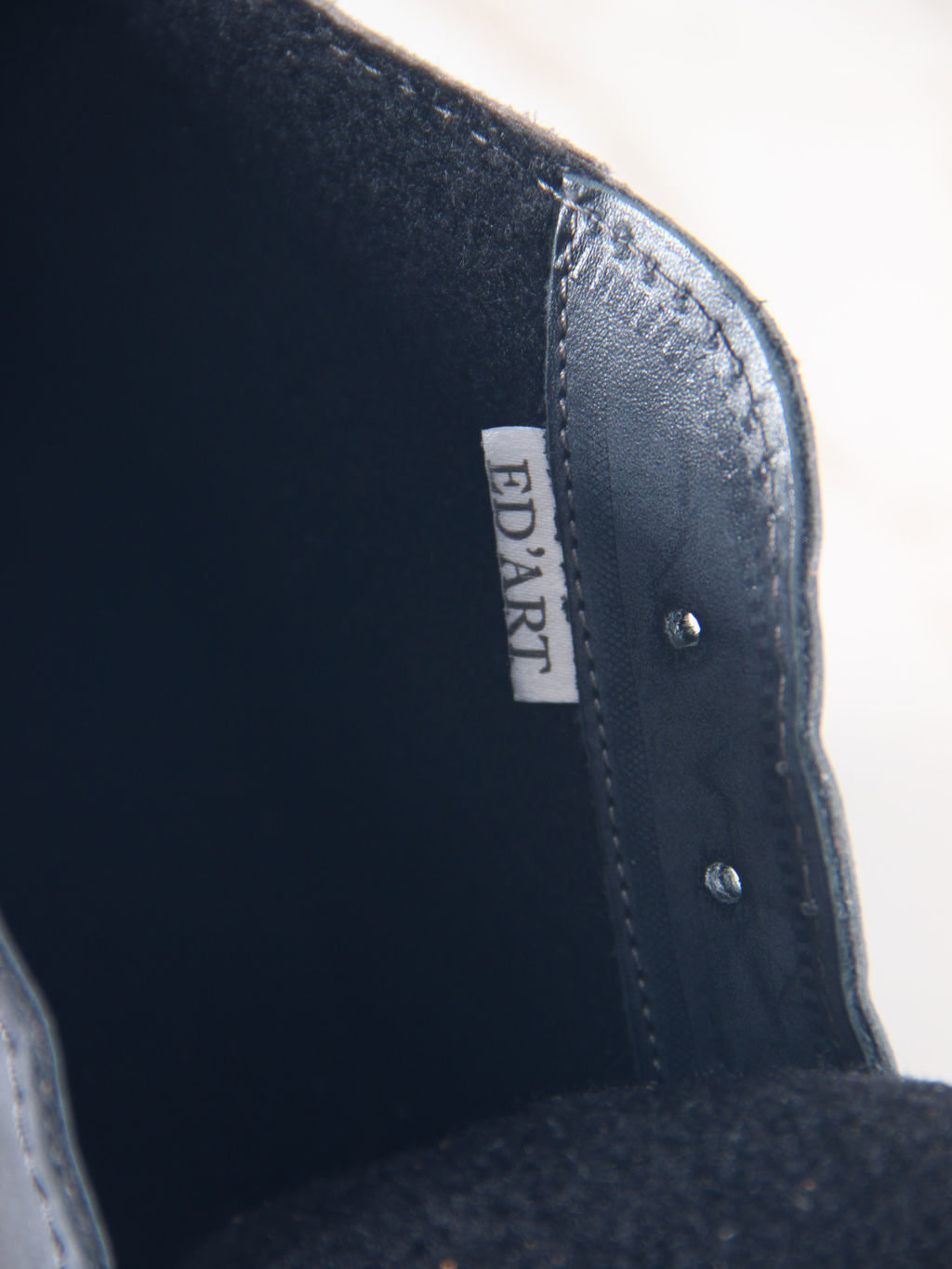 Ботинки 305.927bl.Вакса черная+серый замок замша/шерсть