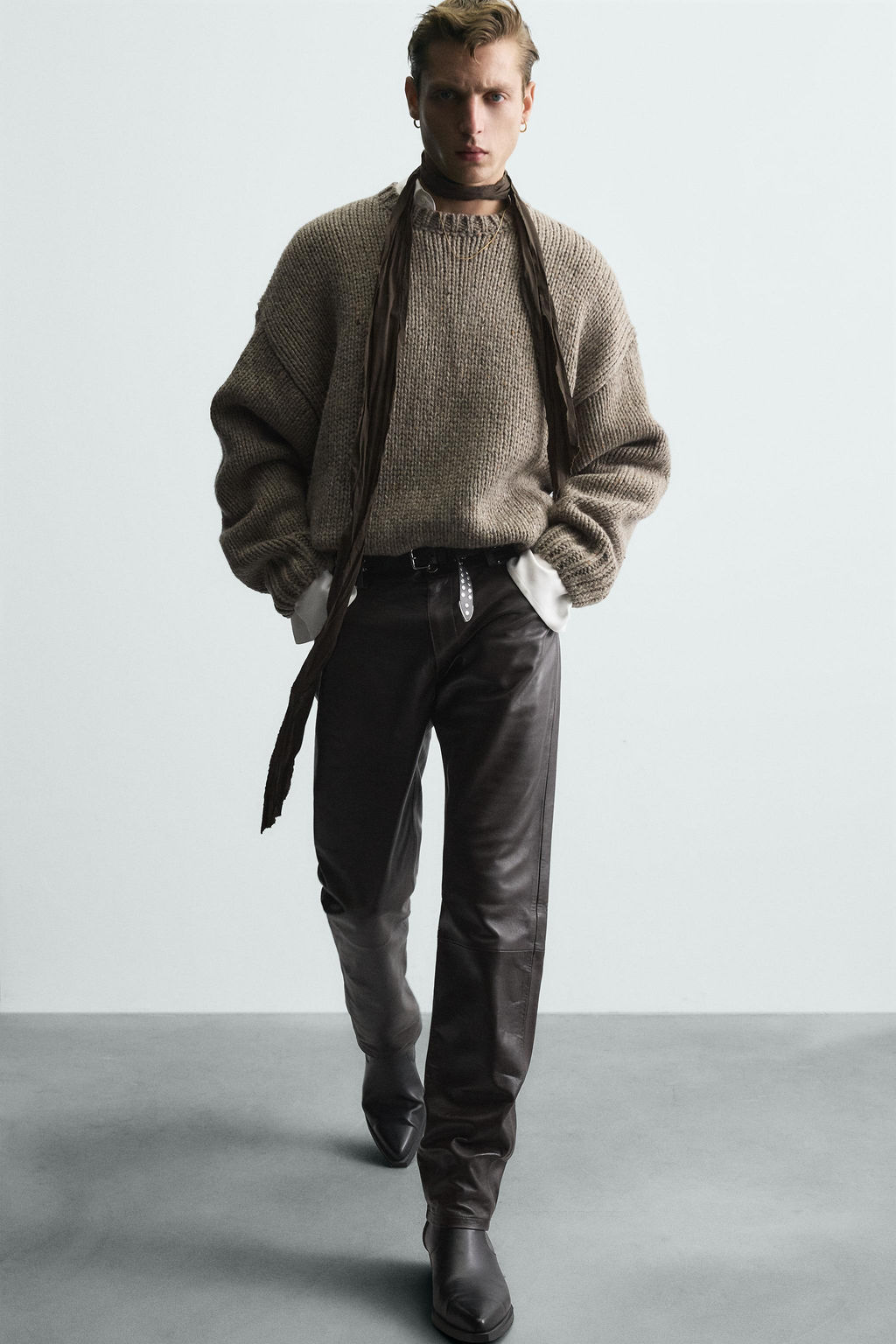 STRUCTURED WOOL JUMPER - Zara фото 6