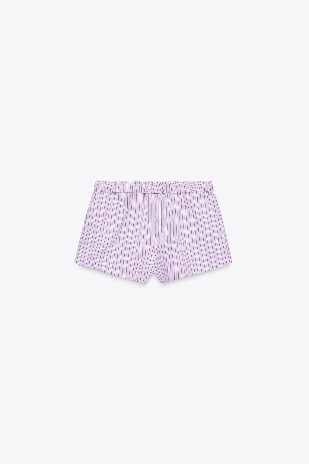 MINI SHORTS WITH TURN-UP WAIST - Zara фото 4