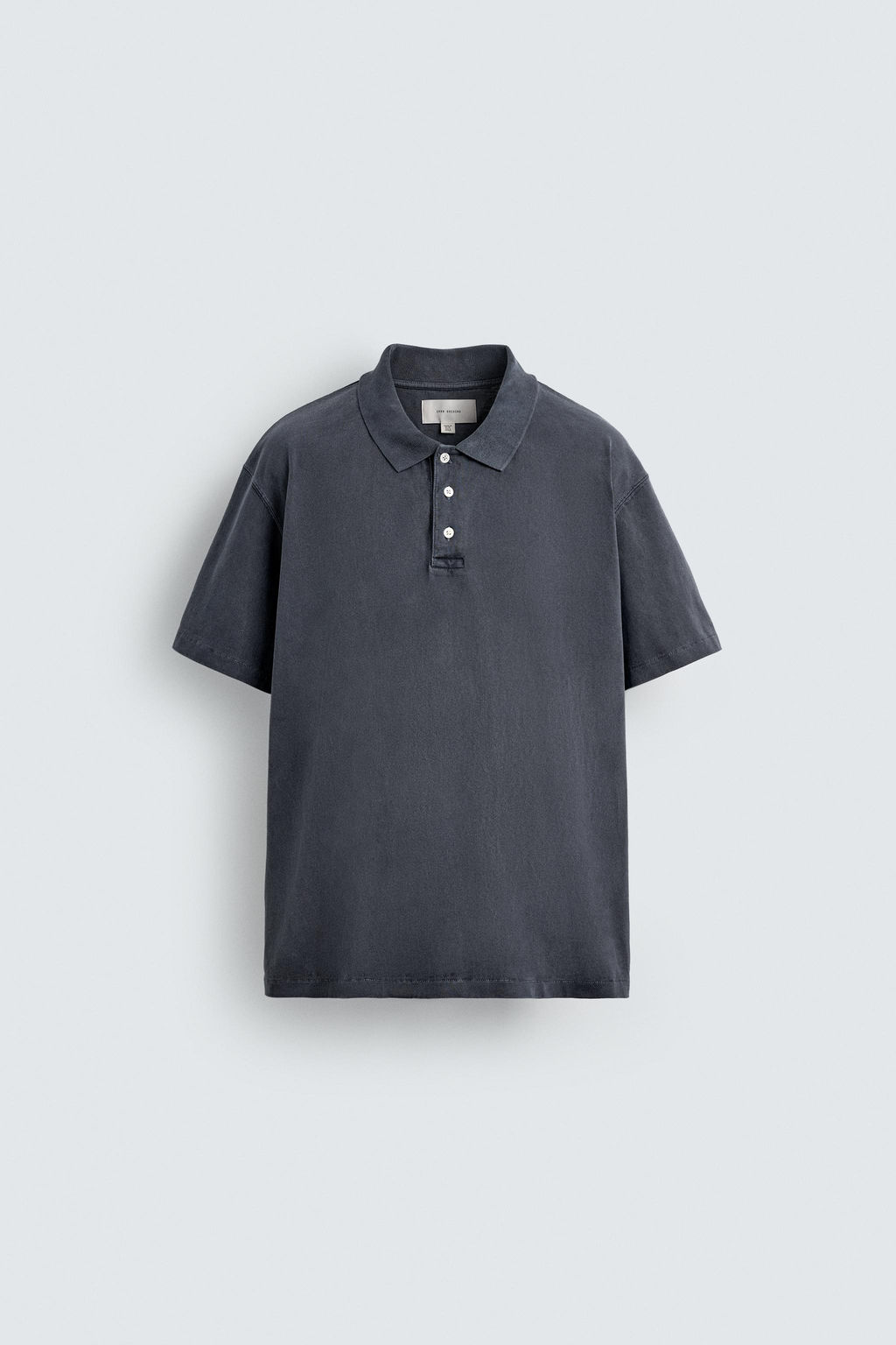 WASHED RELAXED FIT POLO SHIRT - Zara фото 7
