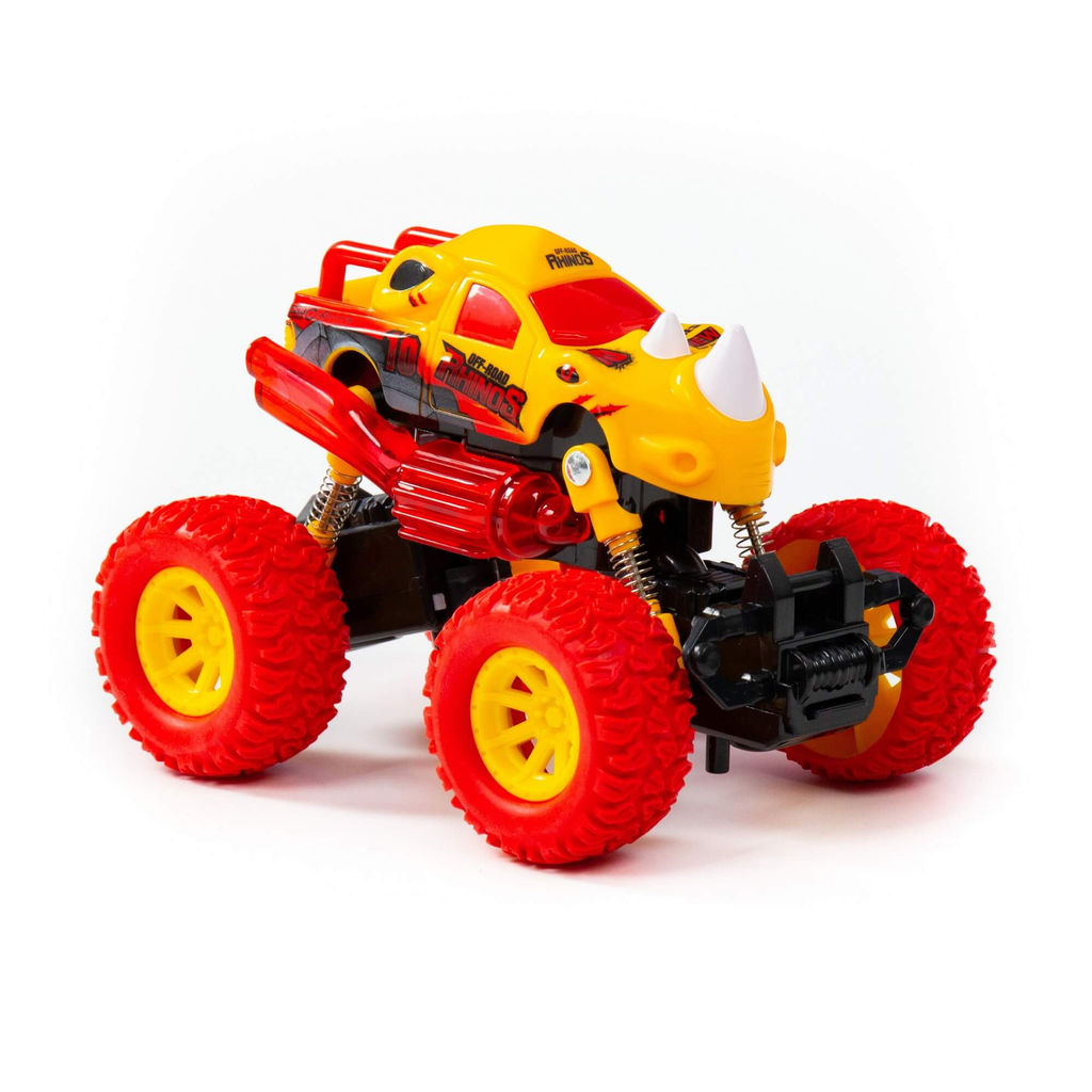 Монстр РАЛЛИ - Носорог, автомобиль инерционный (со светом и звуком) (в коробке) - Полесье фото 11