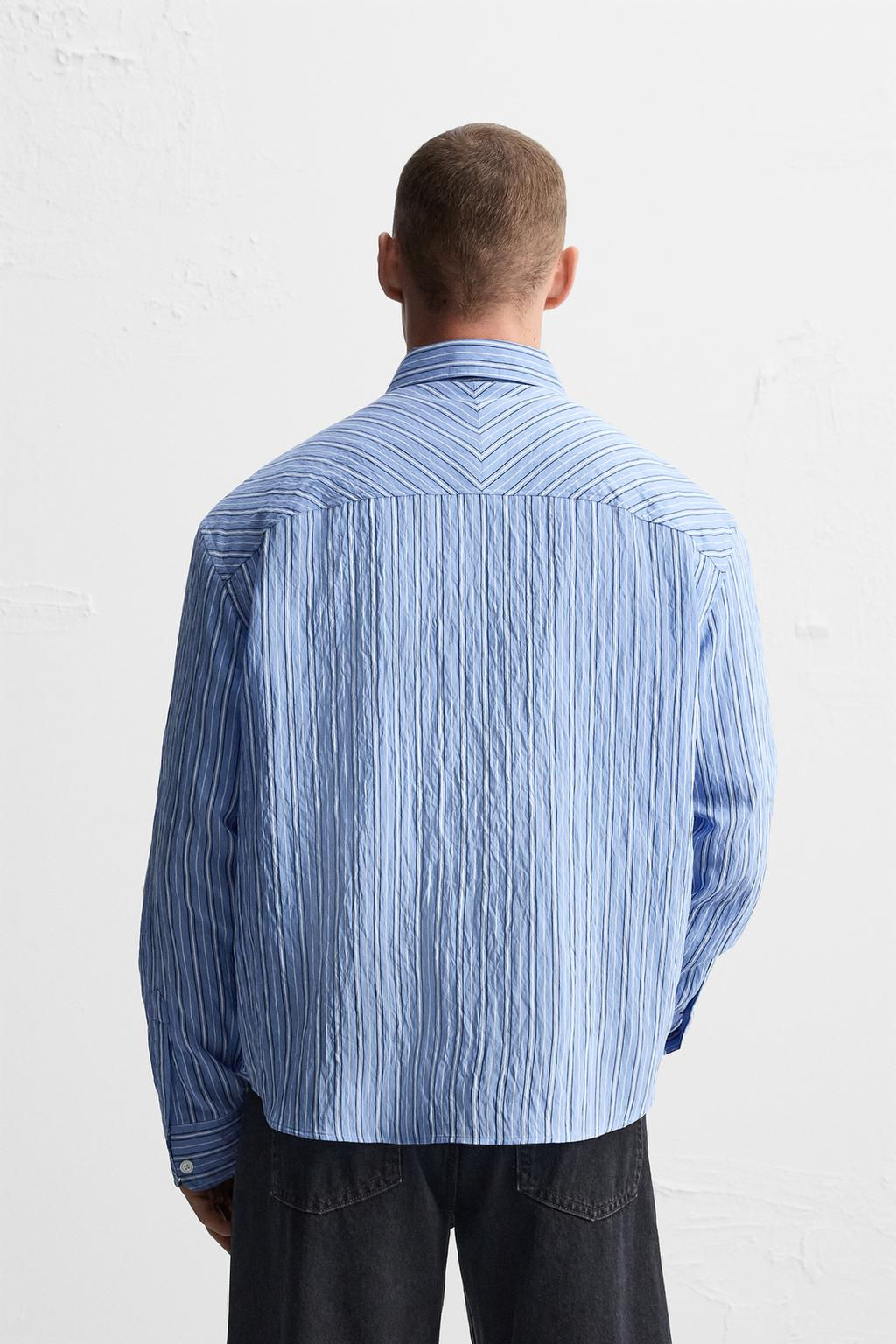 CONTRAST STRIPED SHIRT - Zara фото 3