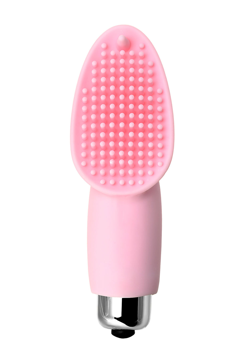 Вибронасадка на палец JOS TWITY для прелюдии, силикон, розовая, 10,2 см  фото 2