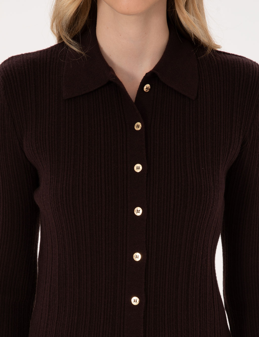 Kahverengi Slim Fit Triko H_rka