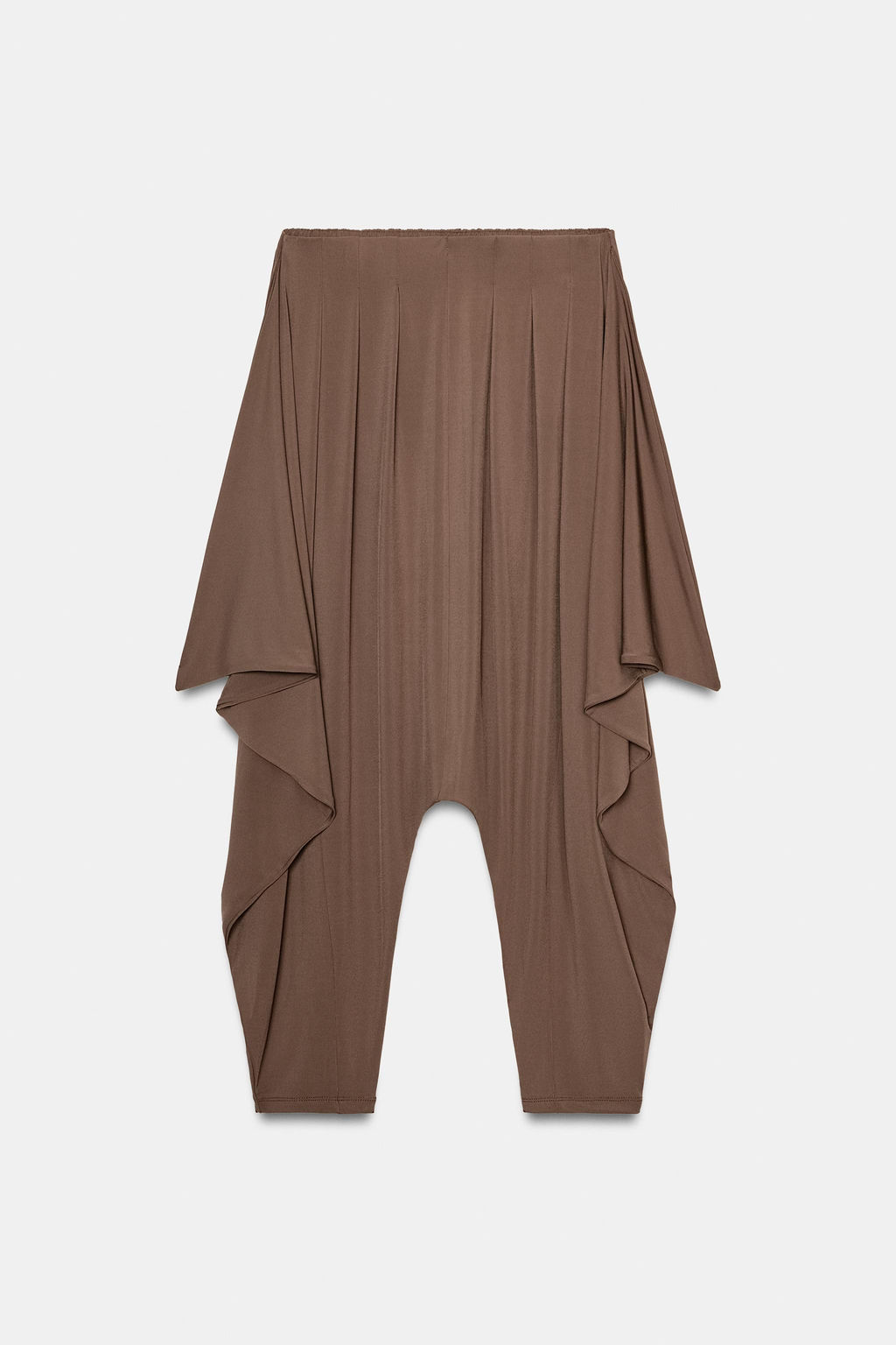 ASYMMETRIC FLOWING BAGGY TROUSERS - Zara фото 14