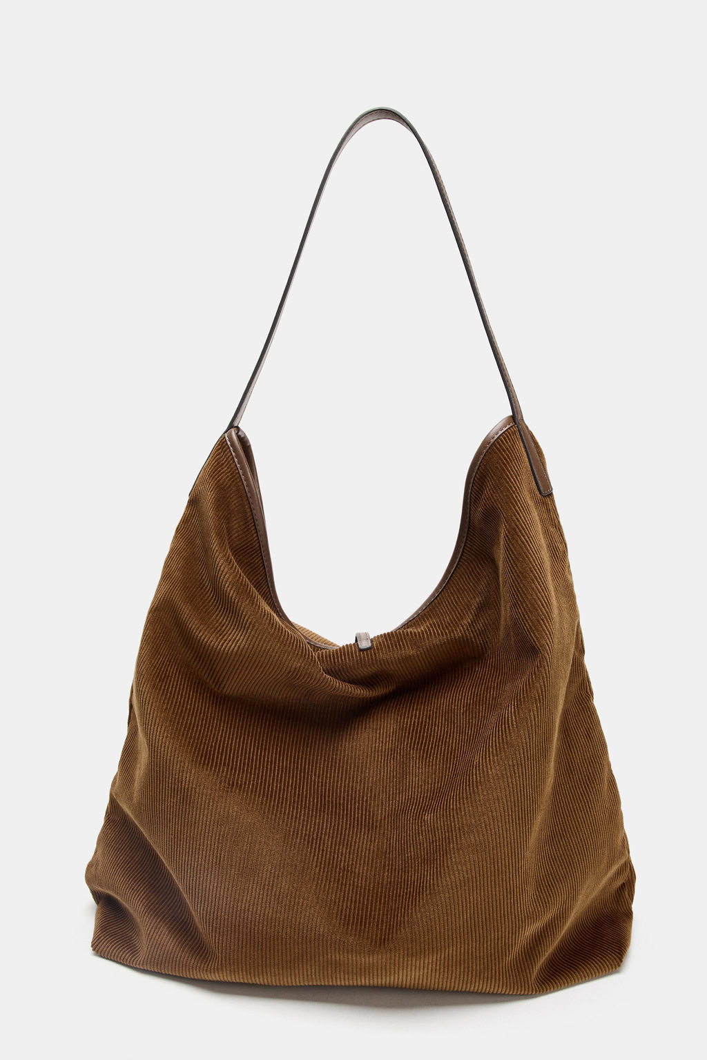 CORDUROY-EFFECT TOTE BAG - Zara фото 5