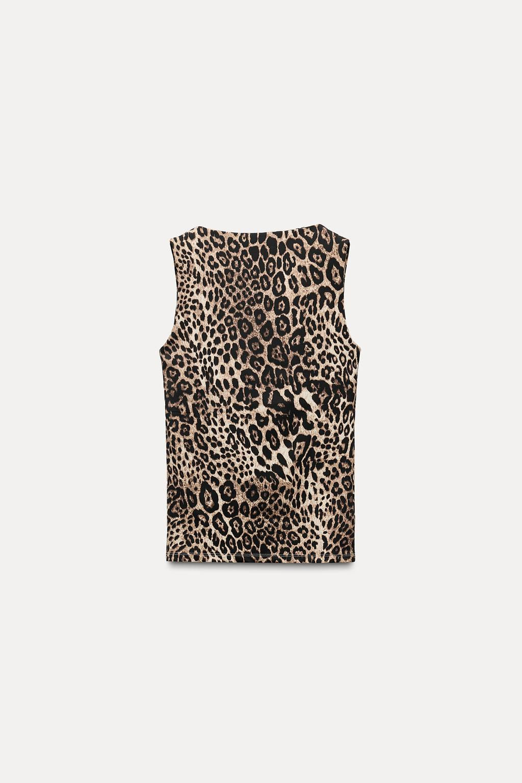 WIDE STRAP POLYAMIDE VEST TOP - Zara фото 22