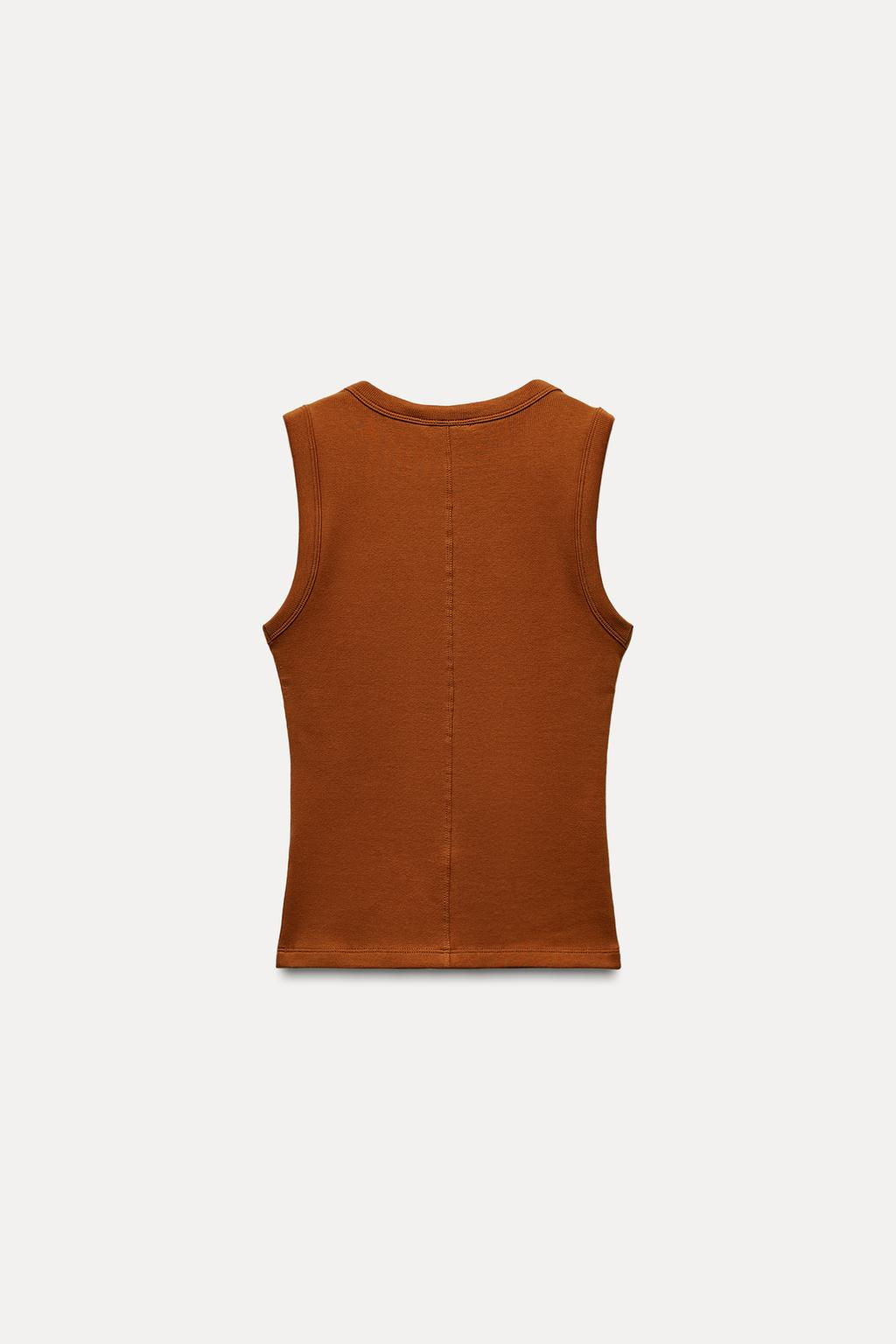 RIBBED TOP - Zara фото 19