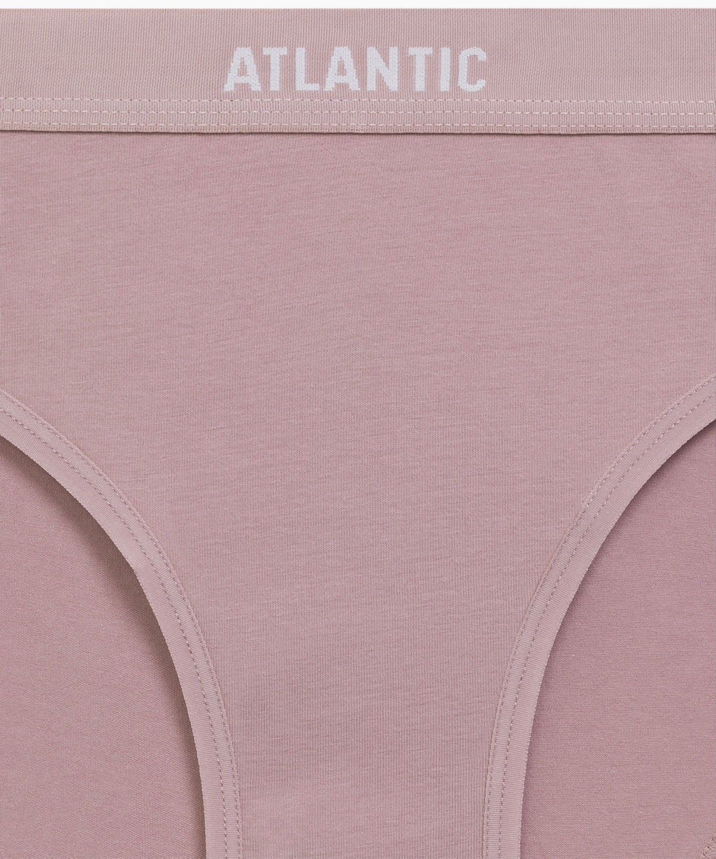 ATLANTIC 3CLP-012 Трусы спорт Sport - набор 3 шт. бежевый + розовый + зеленый  фото 5