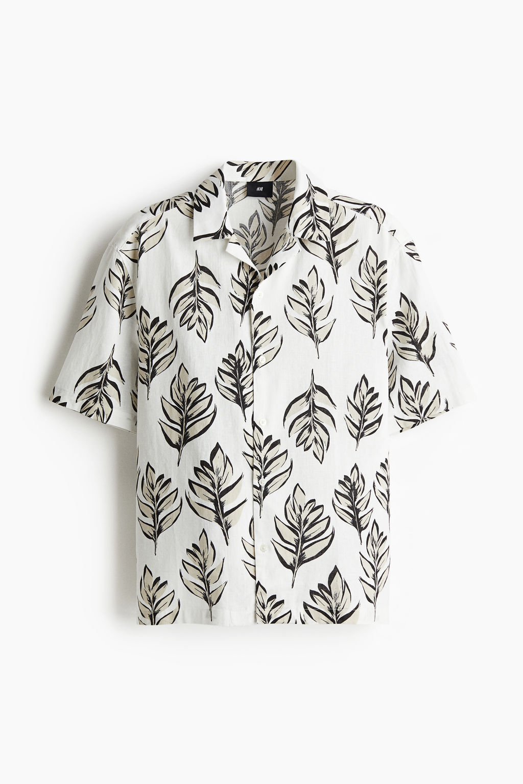 Camisa resort en mezcla de lino Regular Fit - H&m фото 2