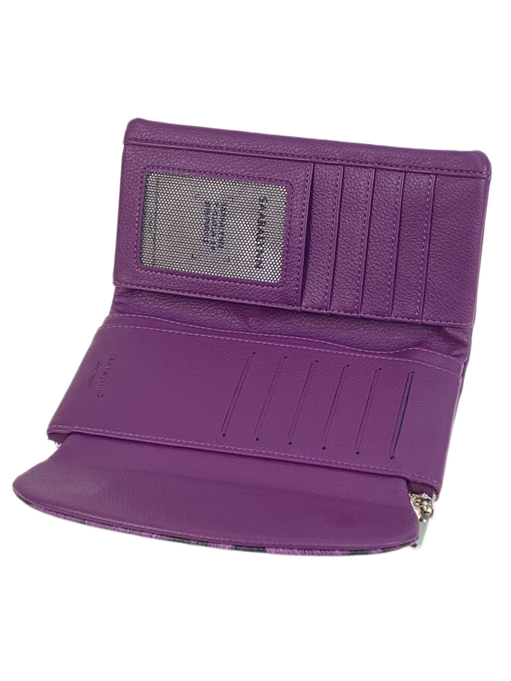 Женское портмоне из искусственной кожи, цвет фиолетовый - Greta фото 2