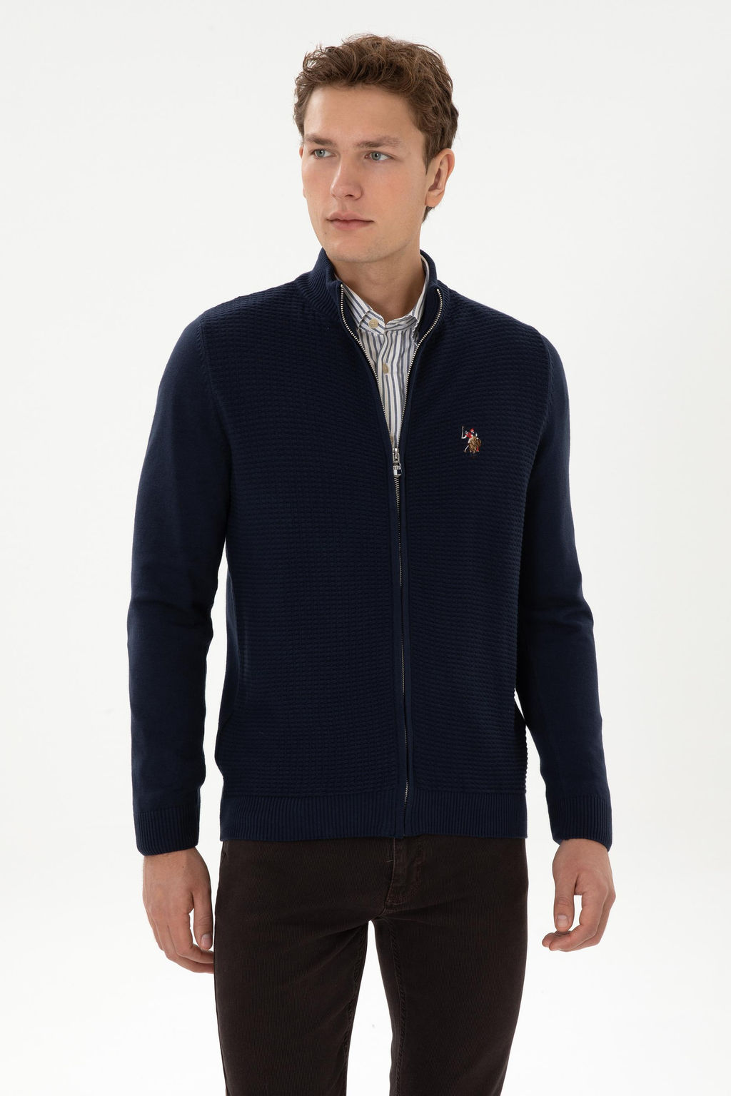 Erkek Lacivert Basic Triko H_rka - U.s. polo assn фото 3