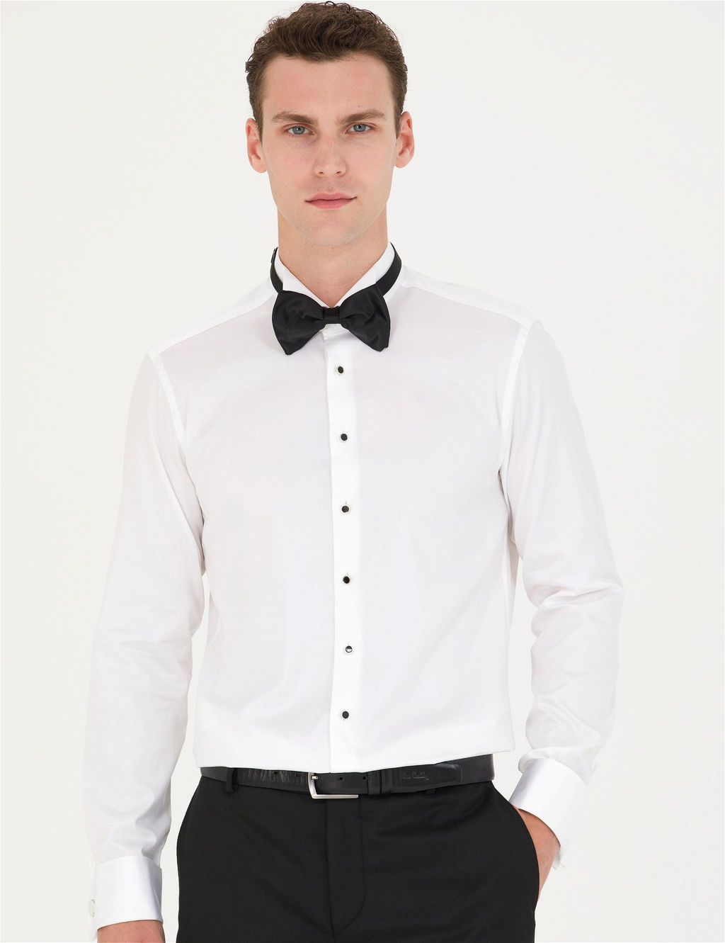 Beyaz Slim Fit Smokin G_mlek