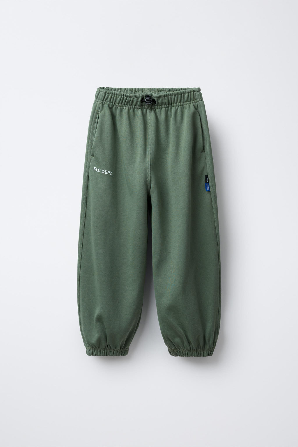 PLUSH JOGGER TROUSERS WITH STOPPERS