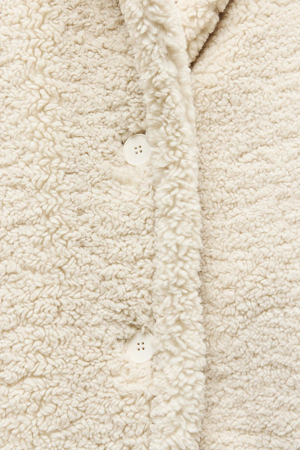 LONG FAUX SHEARLING COAT - Zara фото 15