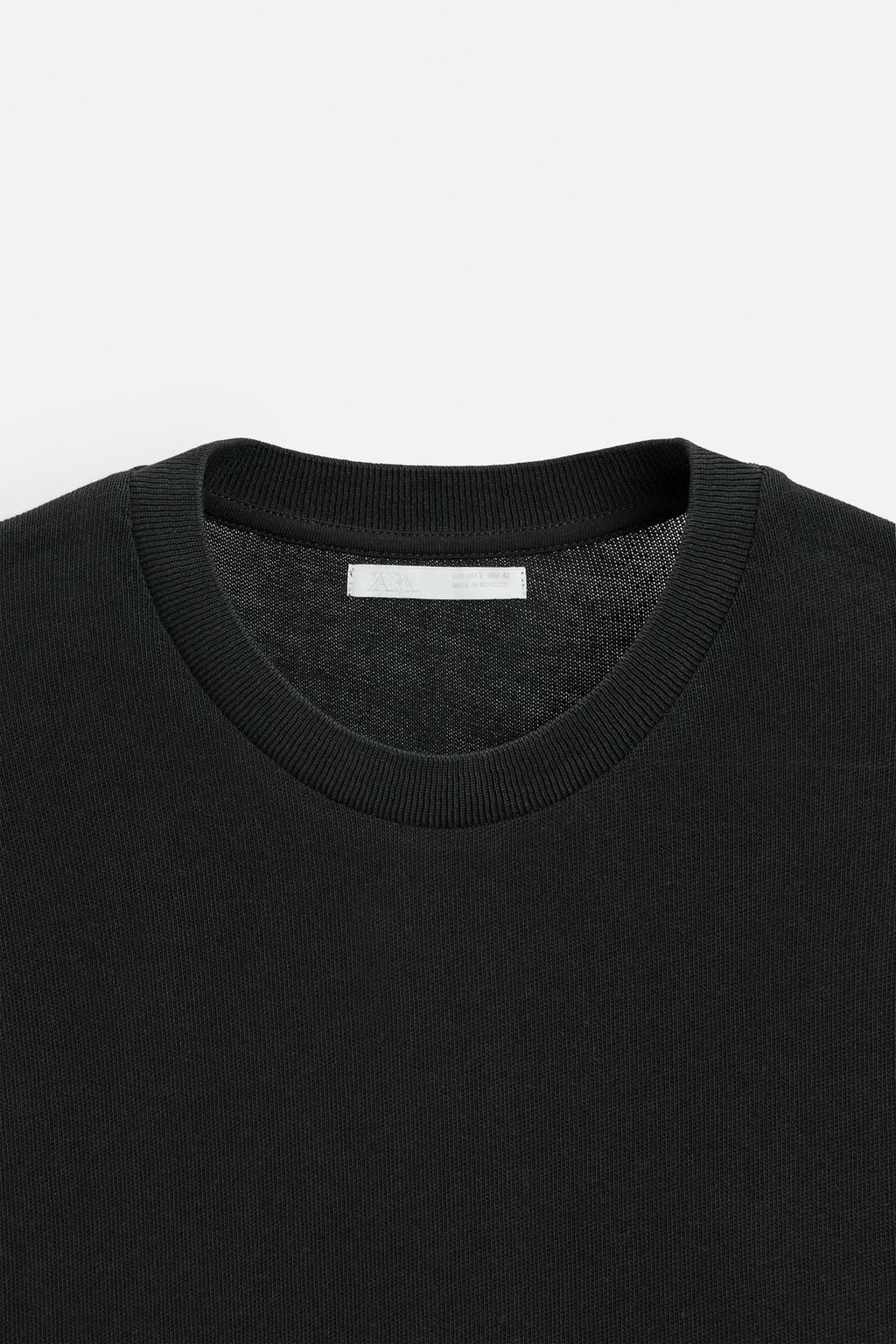 BASIC KNIT T-SHIRT - Zara фото 34