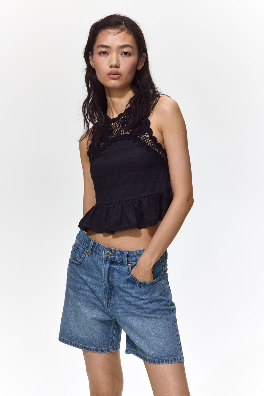 Vaquero corto - H&m фото 3