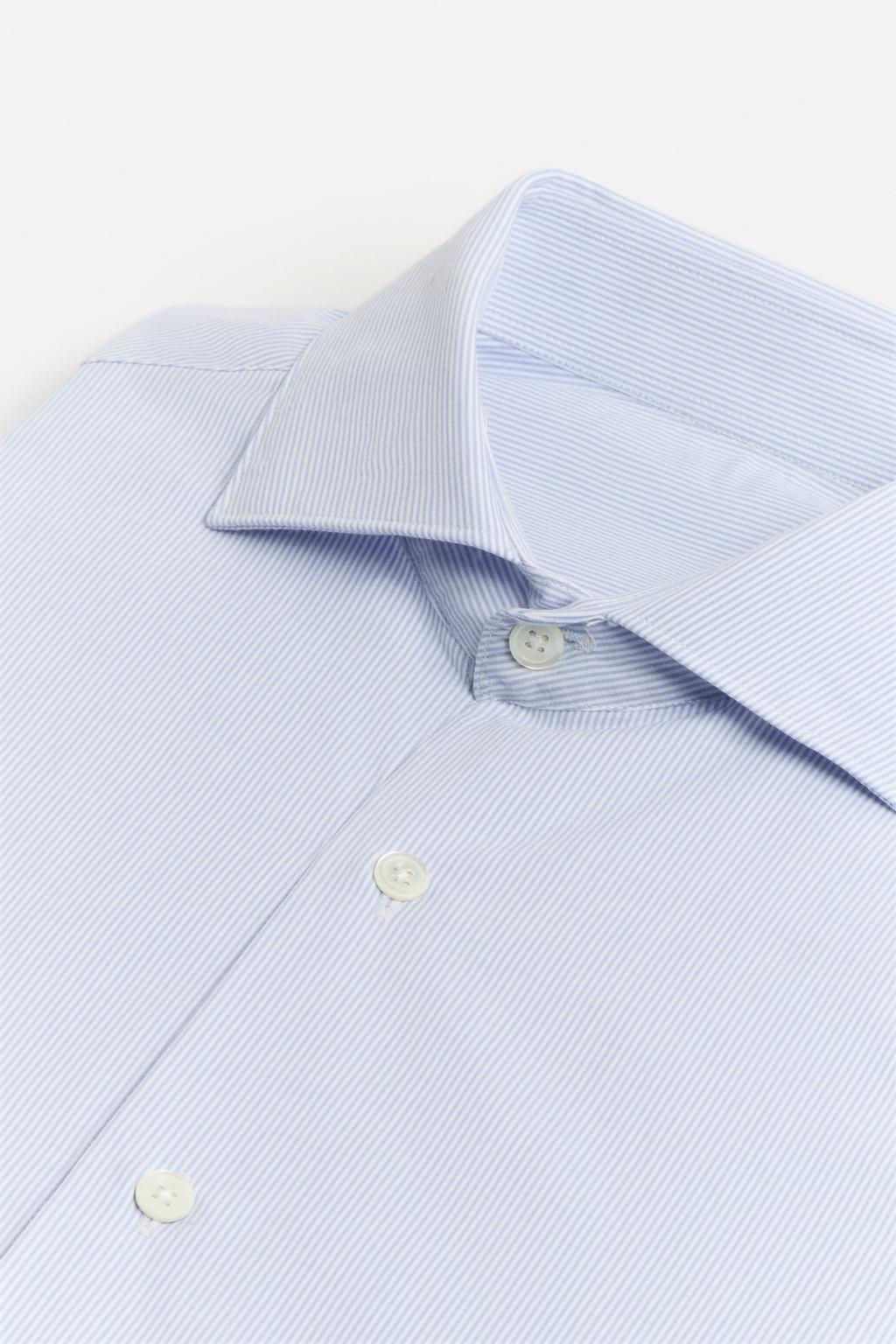 SLIM FIT STRIPED SHIRT - Zara фото 10