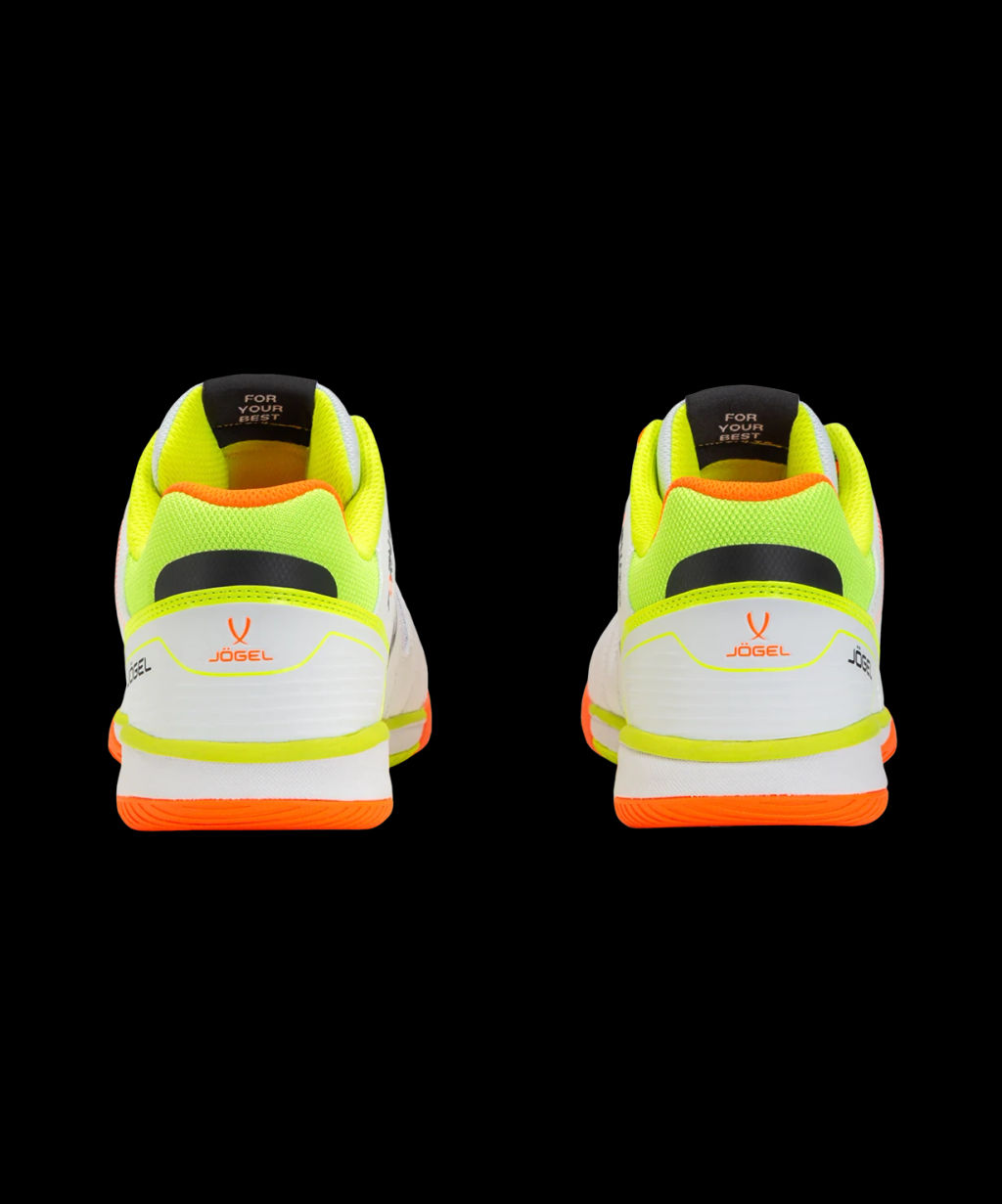 Бутсы зальные JOGEL Tornado 2.0 White/orange  фото 6