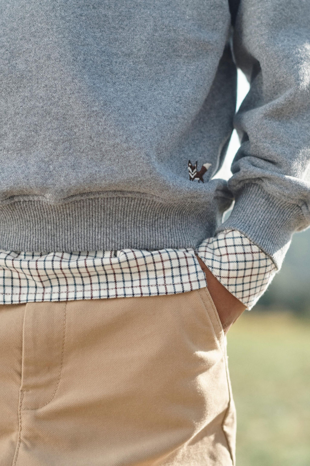 PLAIN SWEATSHIRT WITH EMBROIDERED FOX LIMITED EDITION - Zara фото 4