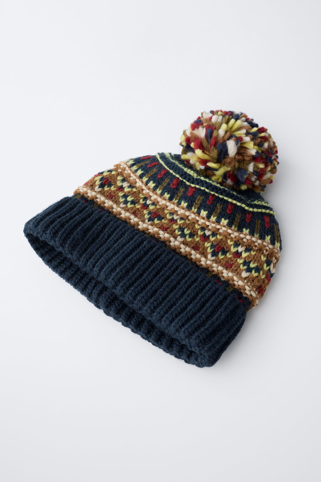 JACQUARD KNIT BEANIE - Zara фото 2