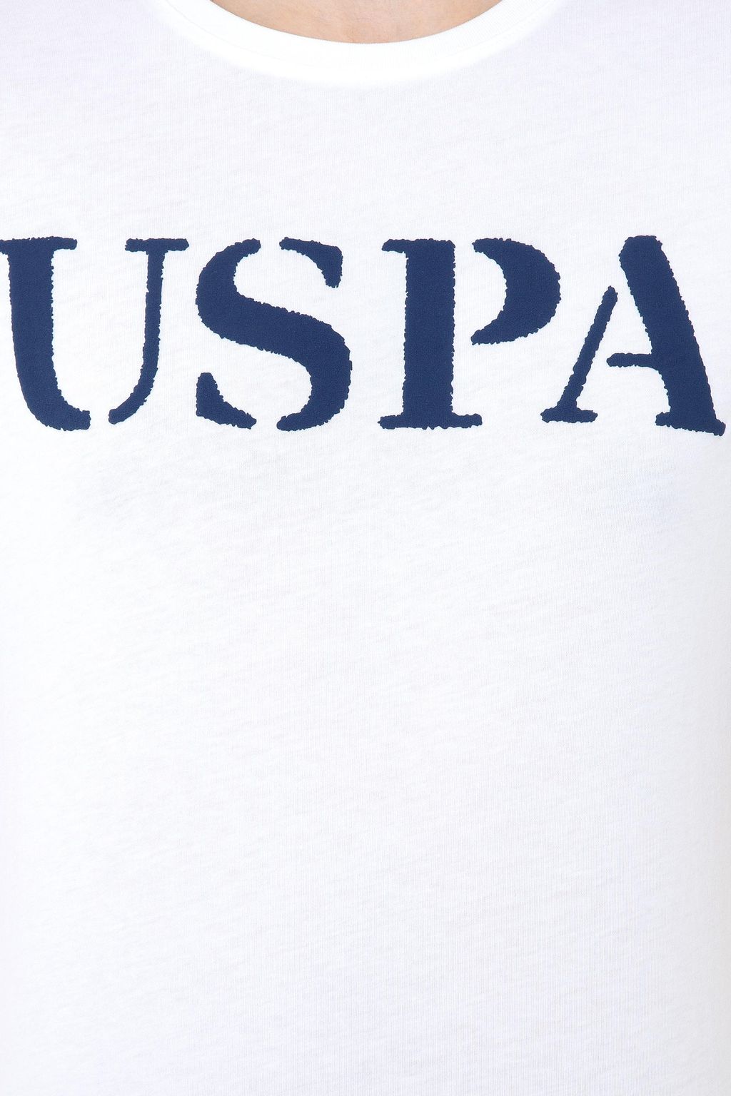 Мужская белая футболка с круглым вырезом Basic - U.s. polo assn фото 7