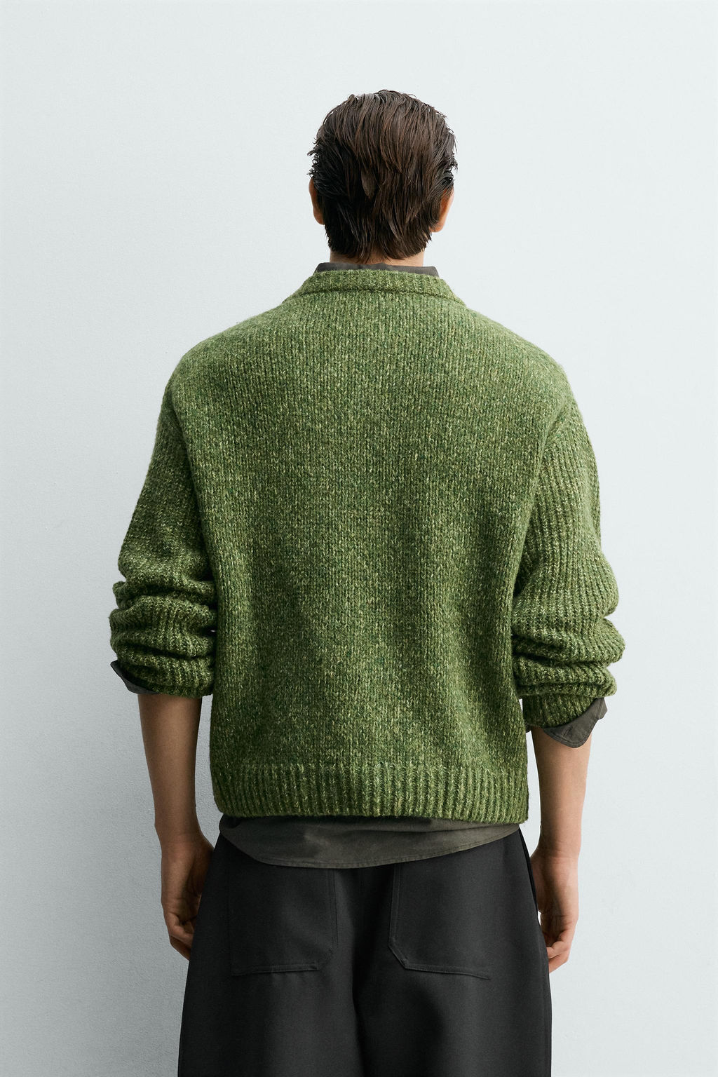TEXTURED TWISTED YARN VOLUME JUMPER - Zara фото 3