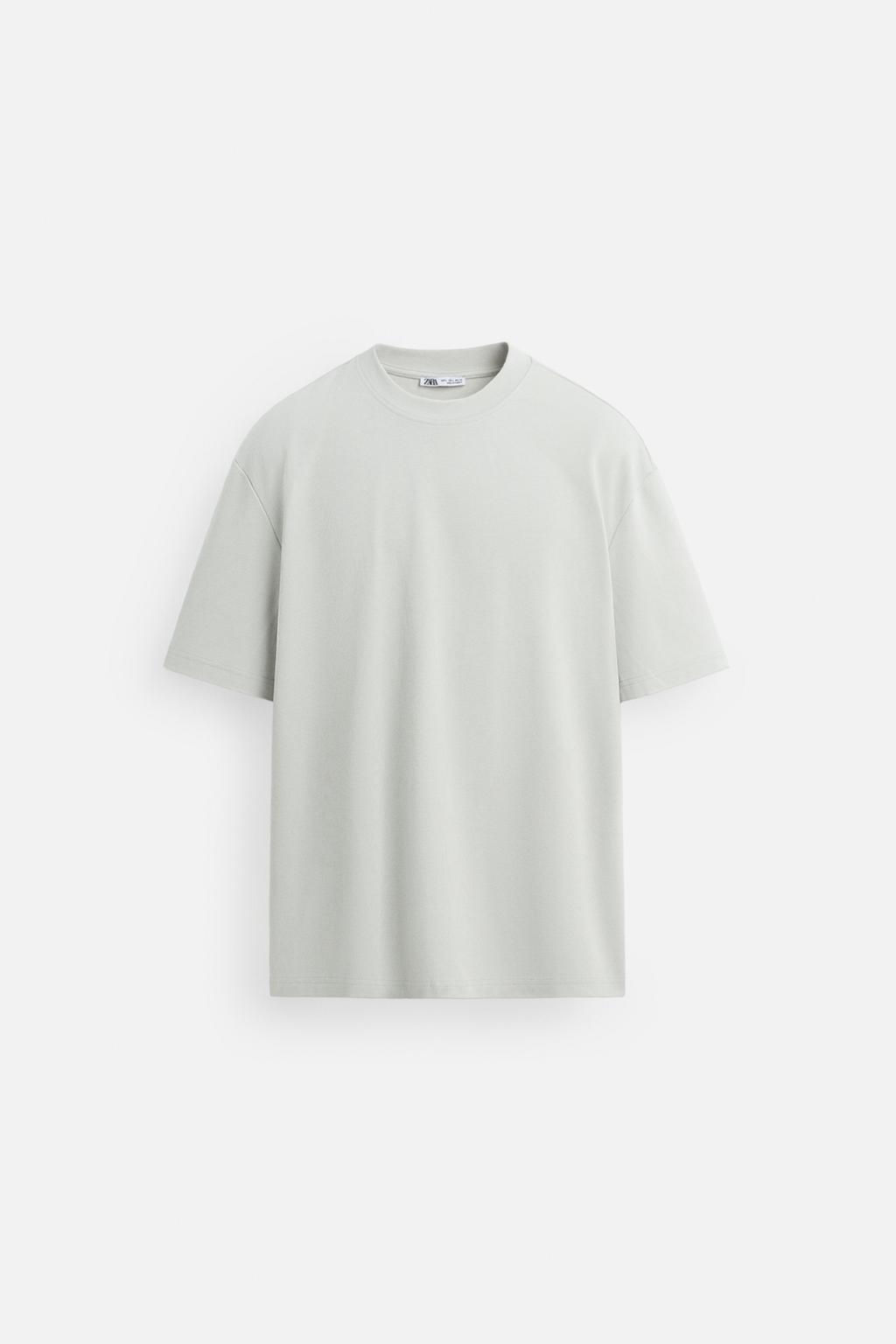 BASIC REGULAR FIT T-SHIRT - Zara фото 57
