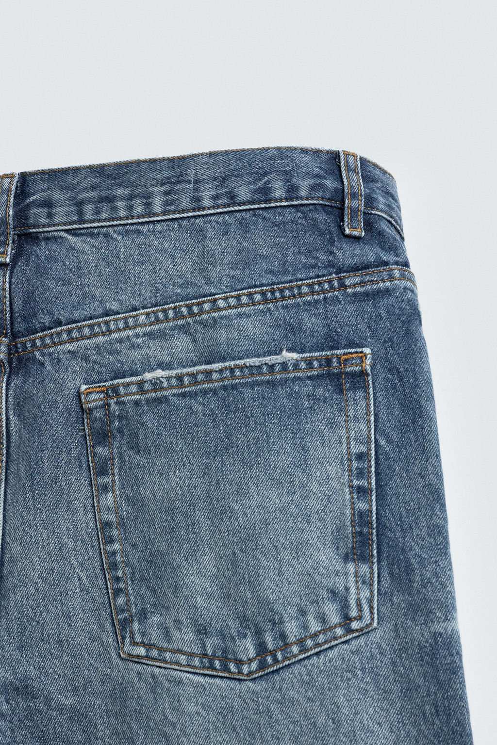 WIDE BELL BOTTOM FIT JEANS - Zara фото 10