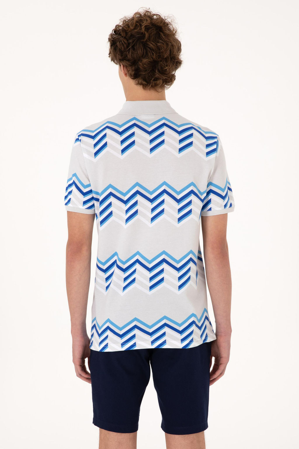 Erkek Regular Fit Polo Yaka A__k Gri Ti__rt Sepette S_rpriz _ndirim - U.s. polo assn фото 5