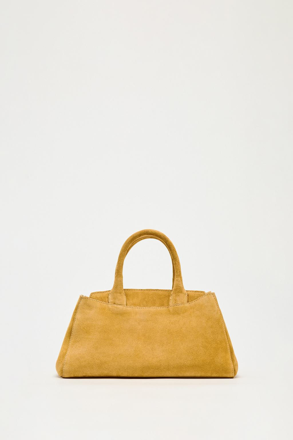 MINI SPLIT SUEDE CITY BAG - Zara фото 3