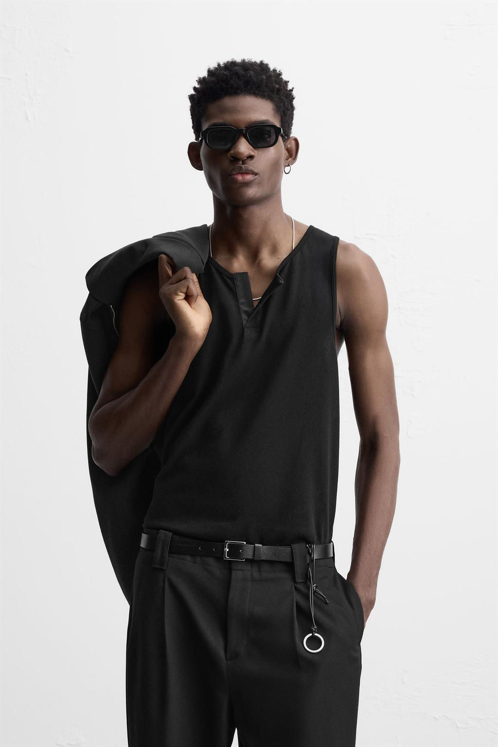 SEMI-SHEER TANK TOP - Zara фото 2