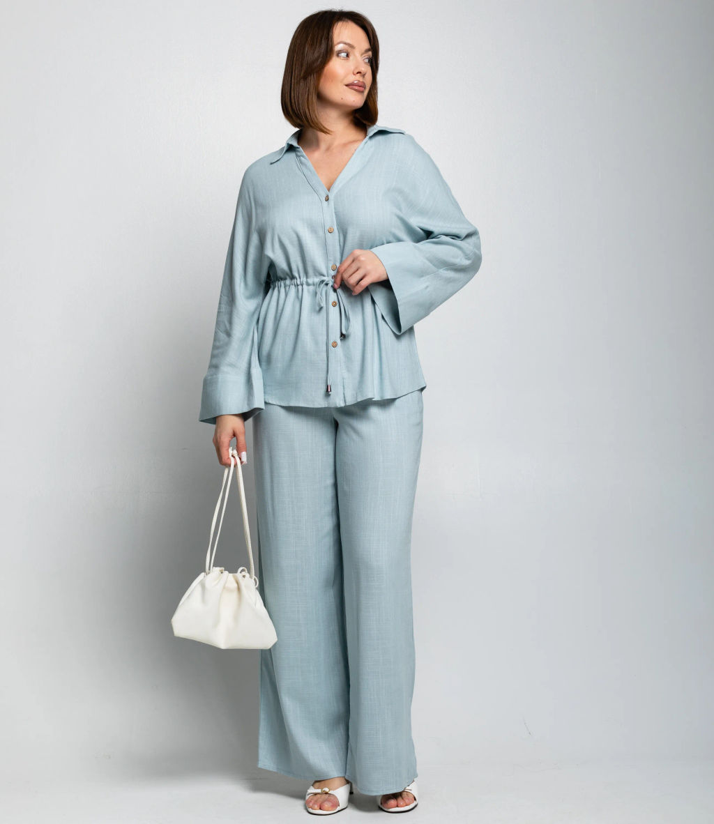 Костюм #ОКТ215002, голубой - Dommod фото 2