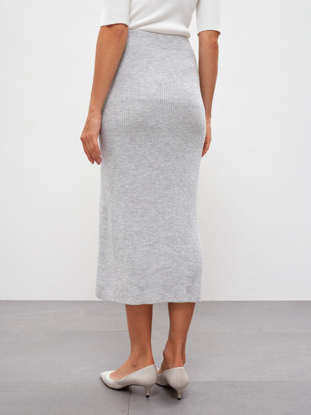 Conso/KUM 220658 - light grey Юбка женская фото 3