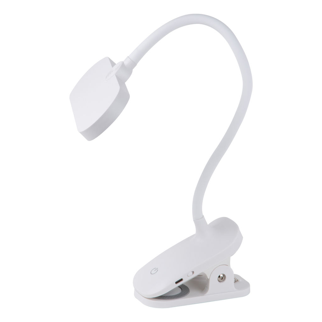 ULM-D602 10W/3000-6000K/DIM WHITE Светильник настольный светодиодный прищепка. Сенсорный выключатель. Диммер. Белый. TM Uniel